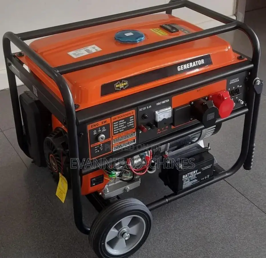 9000en-3phase Petrol Generator Key Start