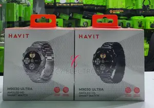 Havit M9030 Ultra Metallic Amolled Wireless Charging Smart Watch