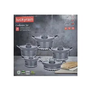 Bosch 10 PCS Granite Non-Stick CookWare Set Pots Sufuria -