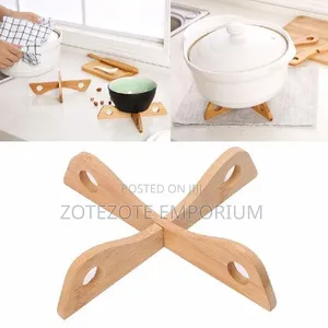 Wooden Cross Pot Coaster