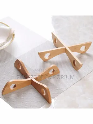 Wooden Cross Pot Coaster