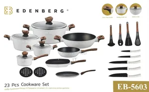 23 PCs EDENBERG Non-Stick COOKWARE SET
