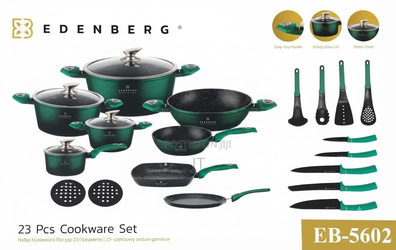 23 PCs EDENBERG Non-Stick COOKWARE SET