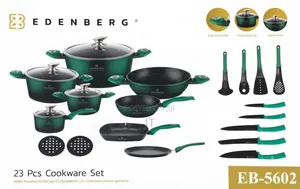 23 PCs EDENBERG Non-Stick COOKWARE SET