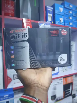 High Speed GSM 4G LTE WiFi Router 4 LAN Ports WiFi 6 5000 mAH Battery