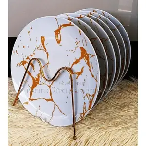 6 PCS Beautiful Dinner Serving Ceramic Plates