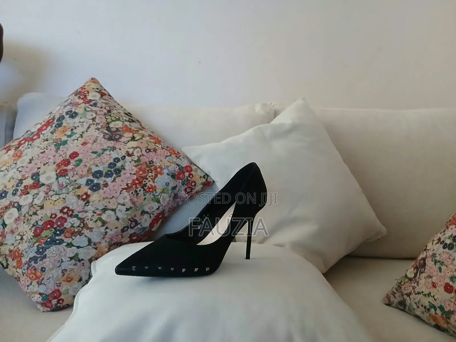Women's Black Stiletto Heels"