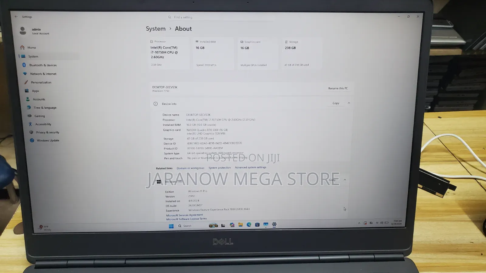 Laptop Lenovo ThinkPad T480s 8GB Intel Core i5 SSD 256GB