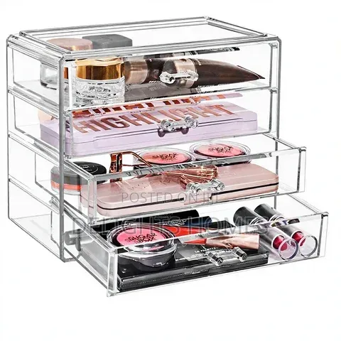 Clear Acrylic Cosmetics Storage Box-Pa