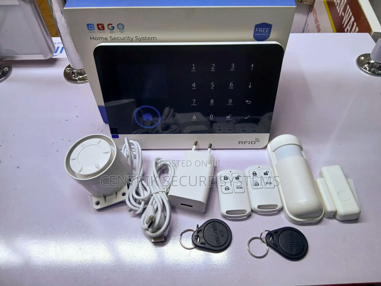 Anti Burglar Alarm System Wi-Fi and GSM Enabled Intruder Alarm Systems
