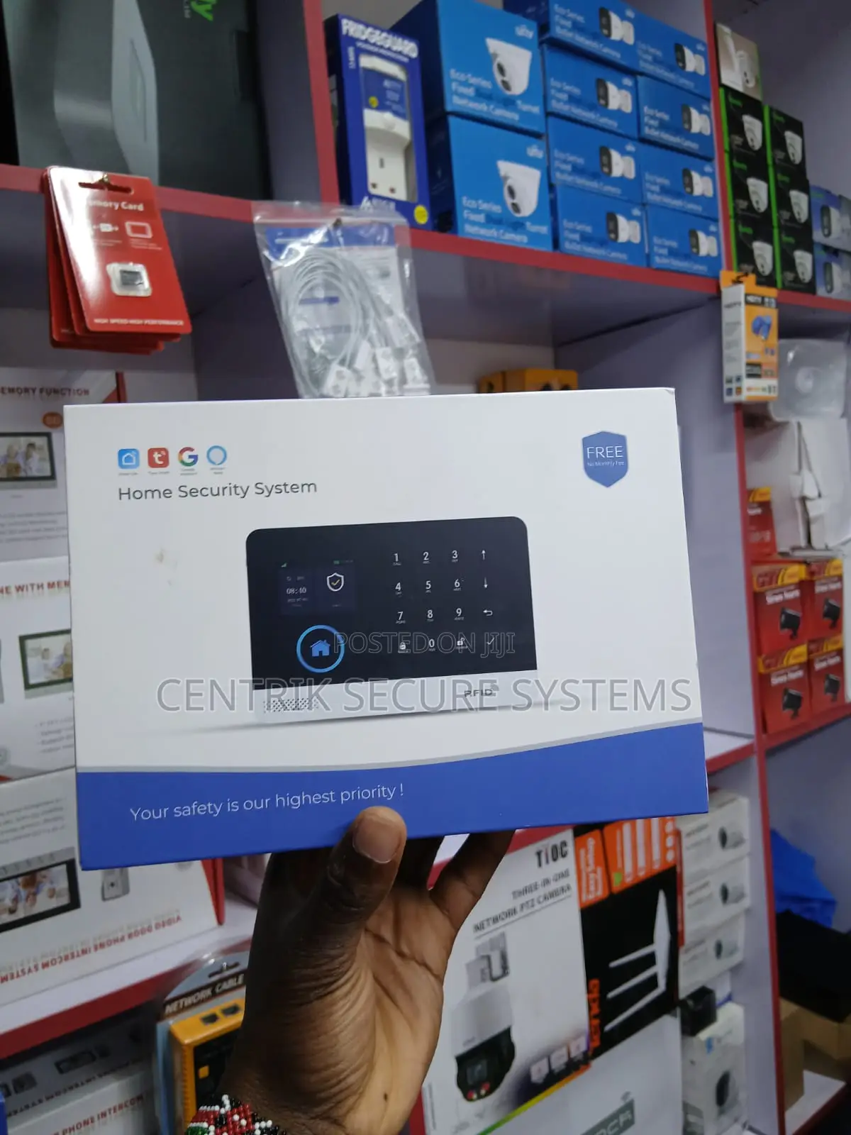 Anti Burglar Alarm System Wi-Fi and GSM Enabled Intruder Alarm Systems