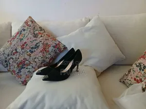 Women's Black Velvet Studded Stilettos