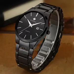 Minimalist Business Dress Wristwatch With Auto-Date Display