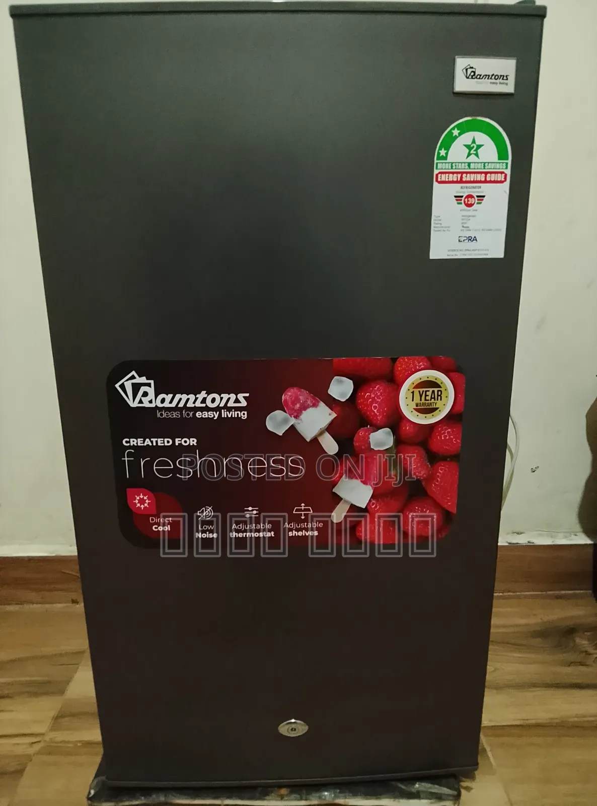 Ramtons Single Door Fridge 185L Clean