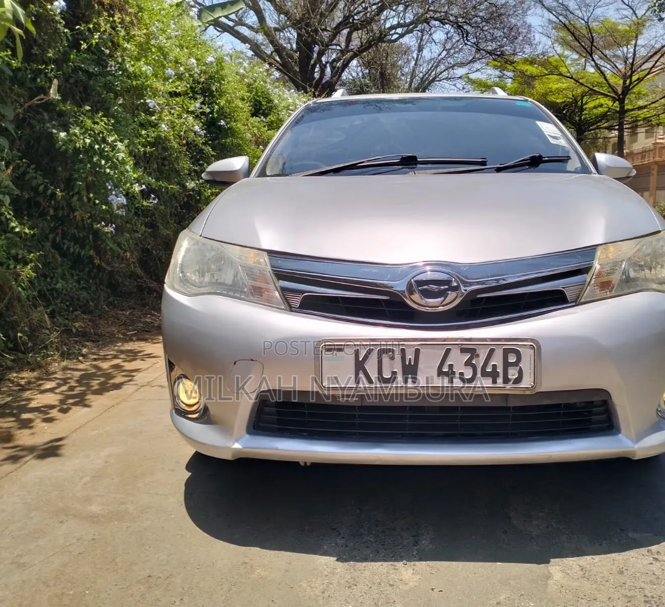 Toyota Corolla Fielder 2013 Silver