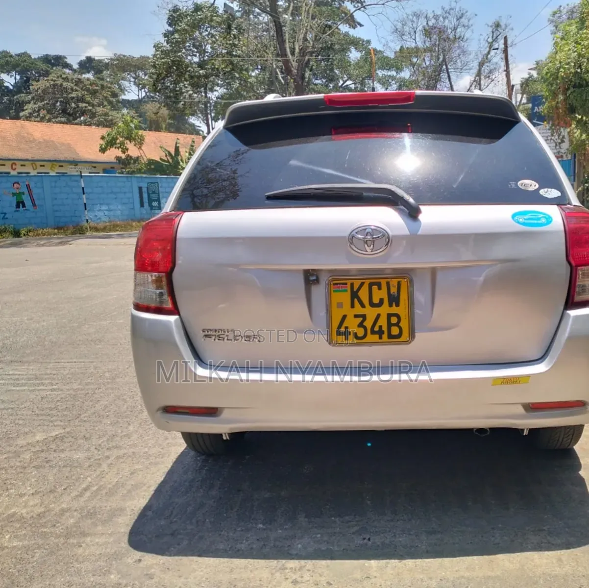 Toyota Corolla Fielder 2013 Silver