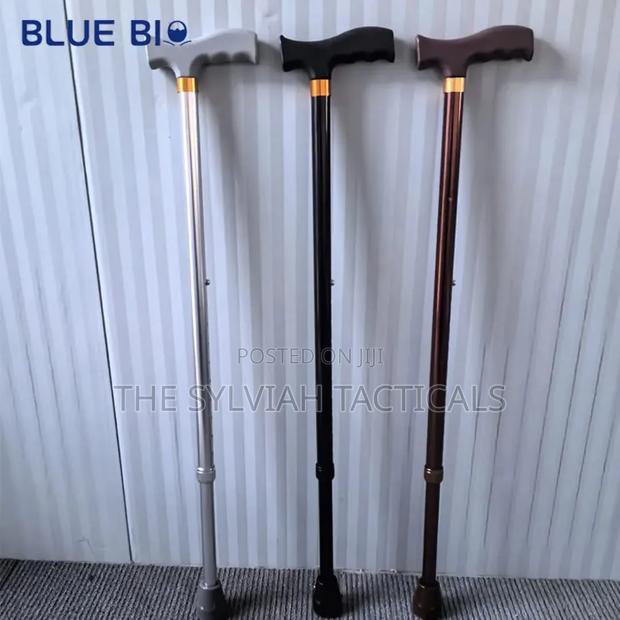 Adjustable Stainless Steel Walking Cane for Seniors Height Adjustable - main view