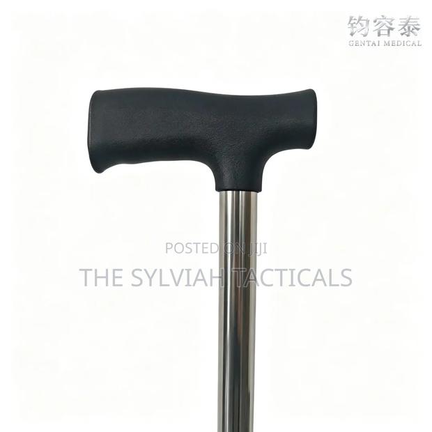 Adjustable Stainless Steel Walking Cane for Seniors Height Adjustable - thumbnail 5