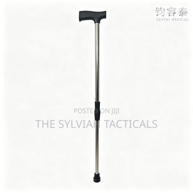 Adjustable Stainless Steel Walking Cane for Seniors Height Adjustable - thumbnail 7