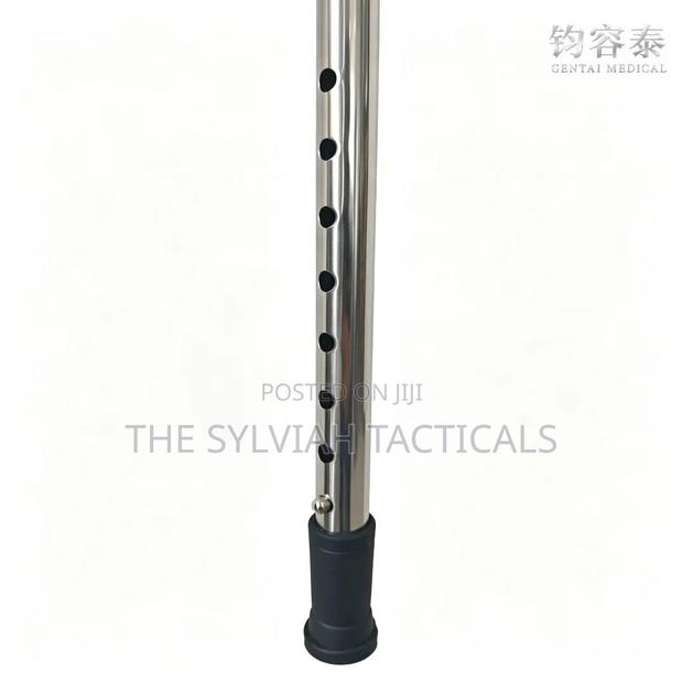 Adjustable Stainless Steel Walking Cane for Seniors Height Adjustable - thumbnail 8
