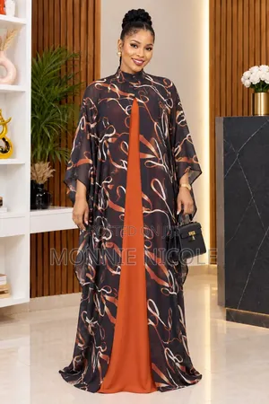 Dubai Fashion 2-in-1 Abaya Dress. Maxi Dress