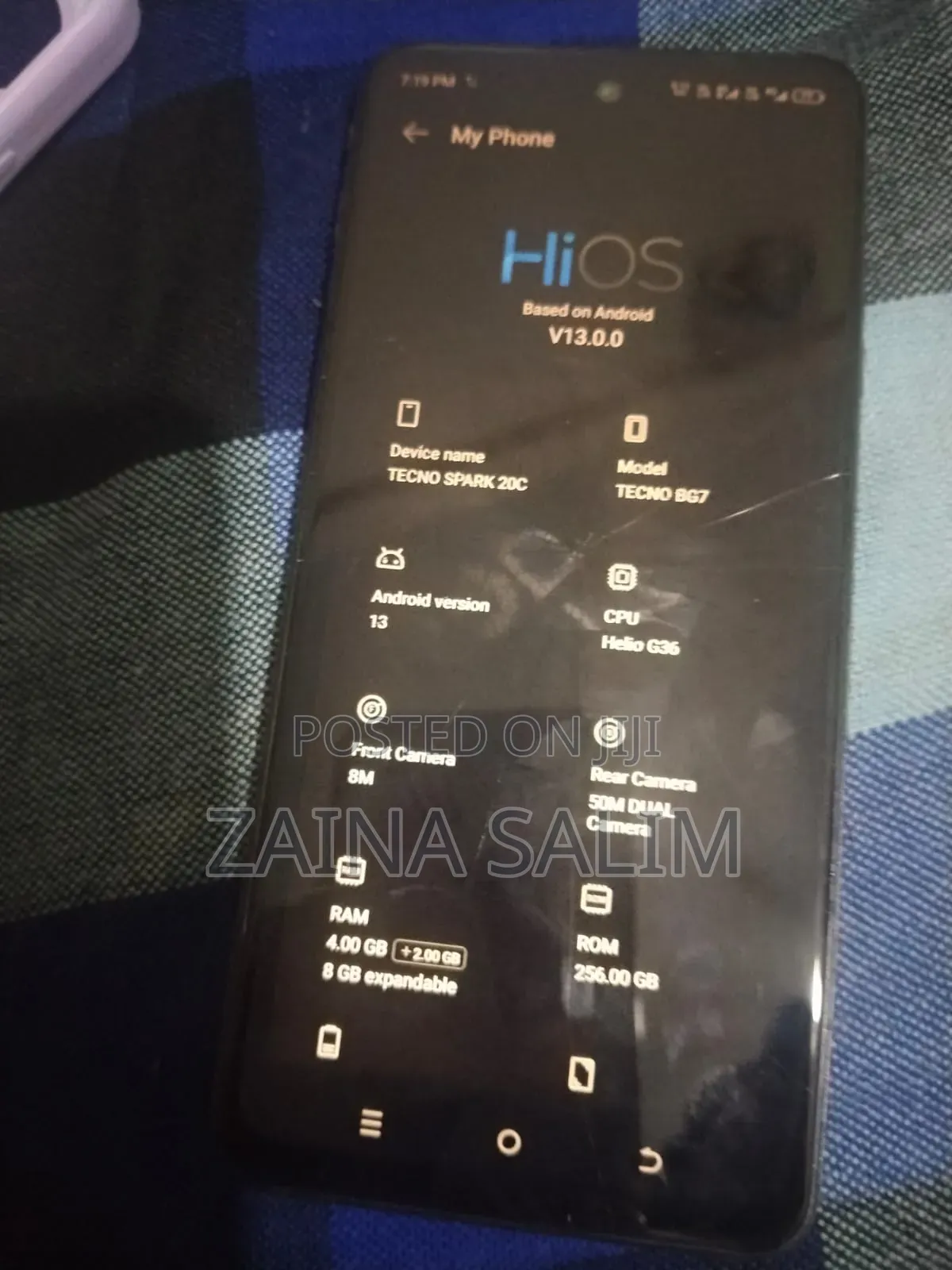 Tecno Spark 20C 256 GB Graphite