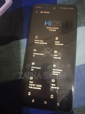 Tecno Spark 20C 256 GB Graphite