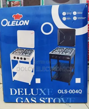 Olelon Full Standing Cooker With Shelves