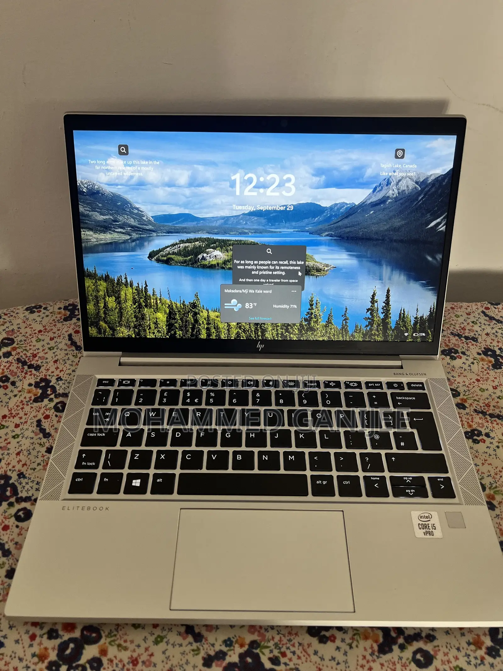 Laptop HP EliteBook 830 G7 16GB Intel Core i5 SSD 512GB