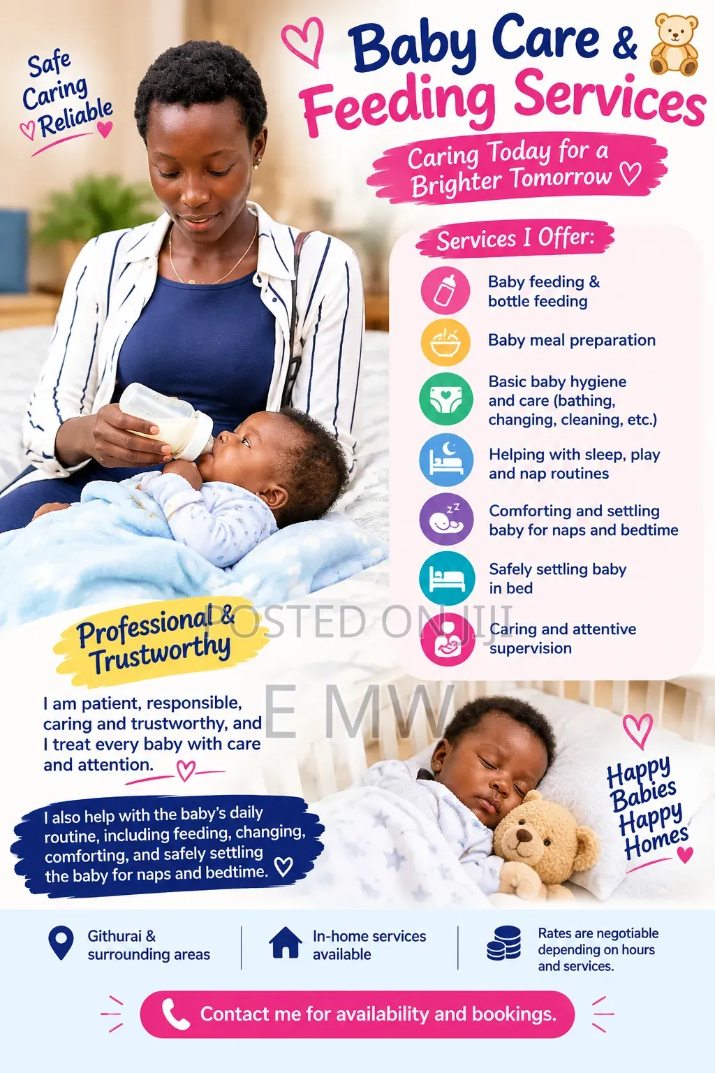 Professional Baby Care and Feeding Services