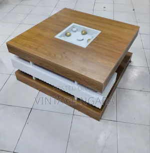 Elegant Pure Wooden Square Coffee Table