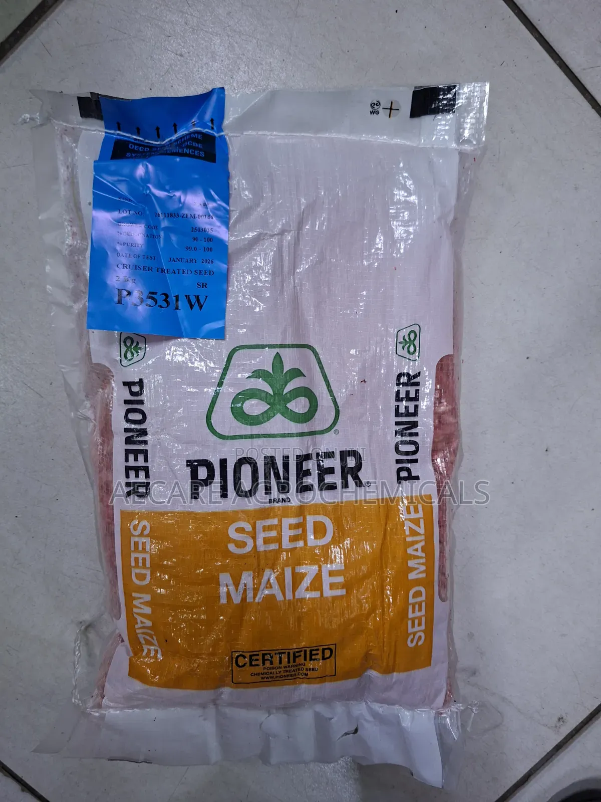 Pioneer Maize Seeds P3531w 2kg