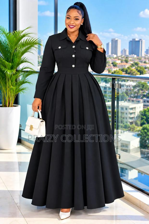 Quality Collared Maxi Dress - thumbnail 3