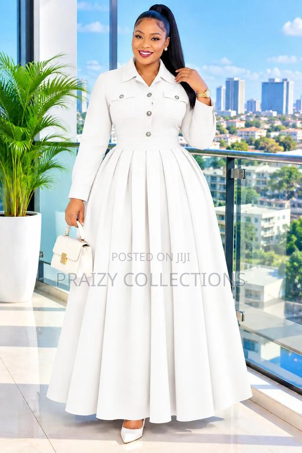 Quality Collared Maxi Dress - thumbnail 4