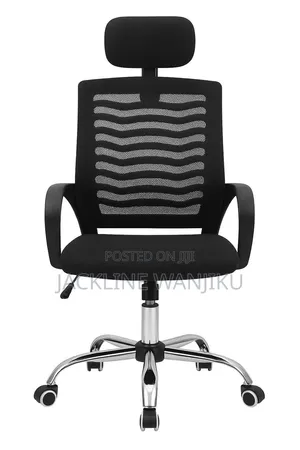 Secretarial Office Chair With Head Rest/Ergonomic Mesh Office Chair