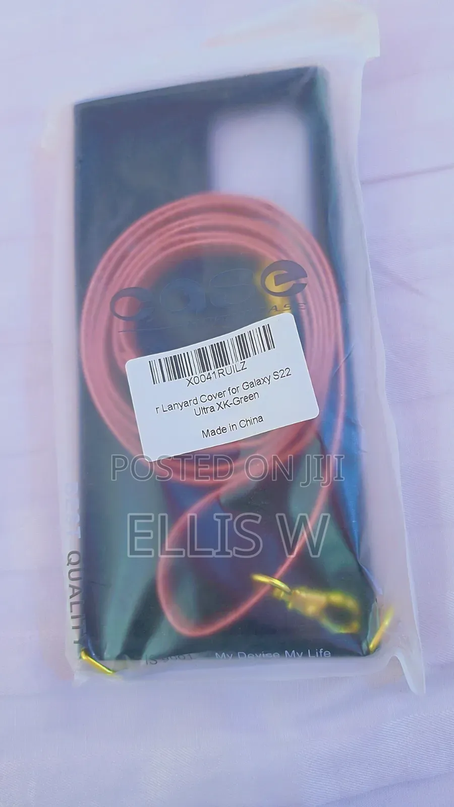 Samsung S22 Ultra Cover With Holder and Lanyard