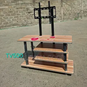 Glass TV Stand With Mount