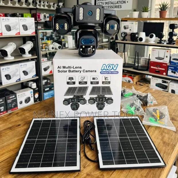 AOV Multi-Lens Solar Battery Camera System - main view