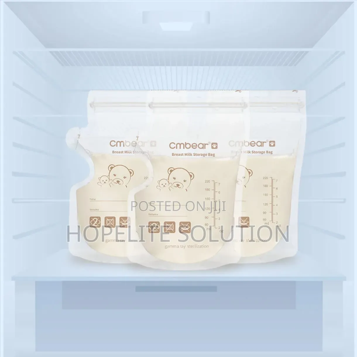 Breast Milk Storage Bags Good Grade Reusable Capacity -220ml