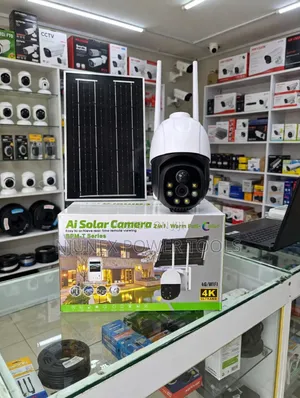 Ai 4G Single Lens Solar PTZ Camera* Solar Powered. *