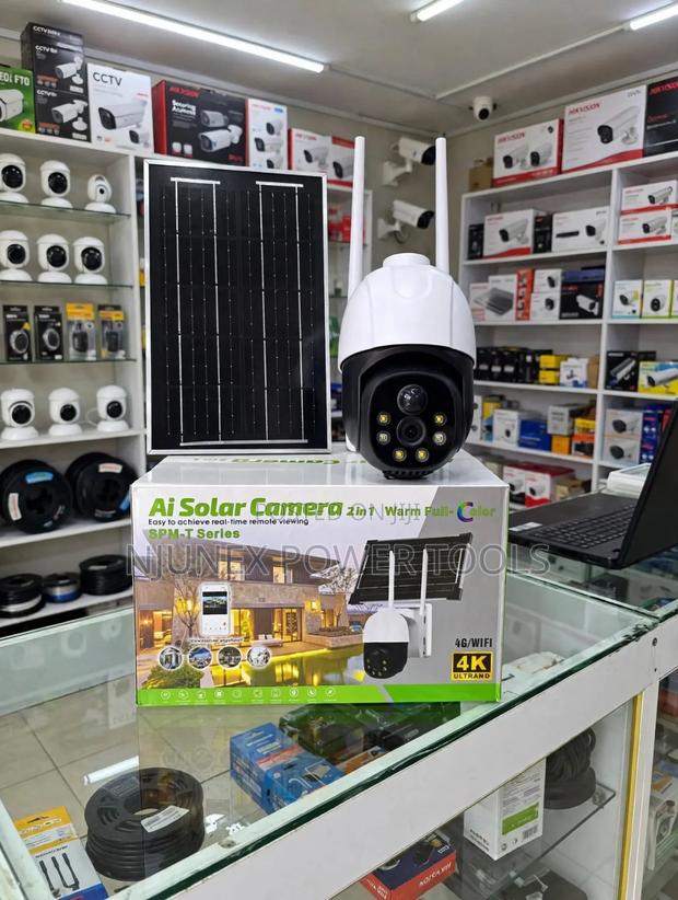 Ai 4G Single Lens Solar PTZ Camera* Solar Powered. * - thumbnail 2