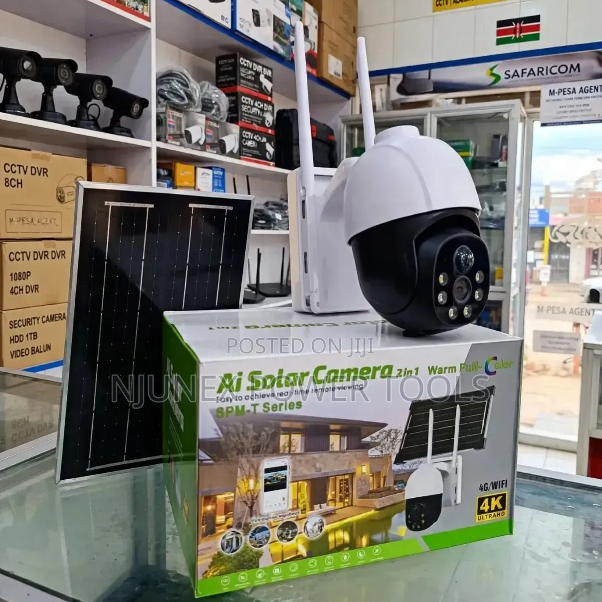 Ai 4G Single Lens Solar PTZ Camera* Solar Powered. *