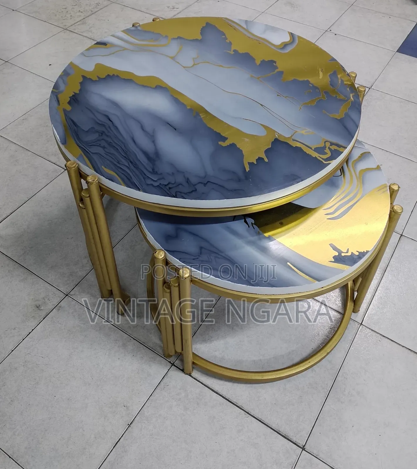 2in1 Round Marble Testing Table