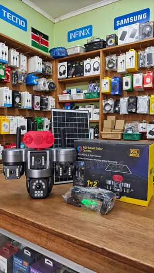 *AOV 3- Lens Ai Smart Solar Camera With Siren, 4G and E-Sim