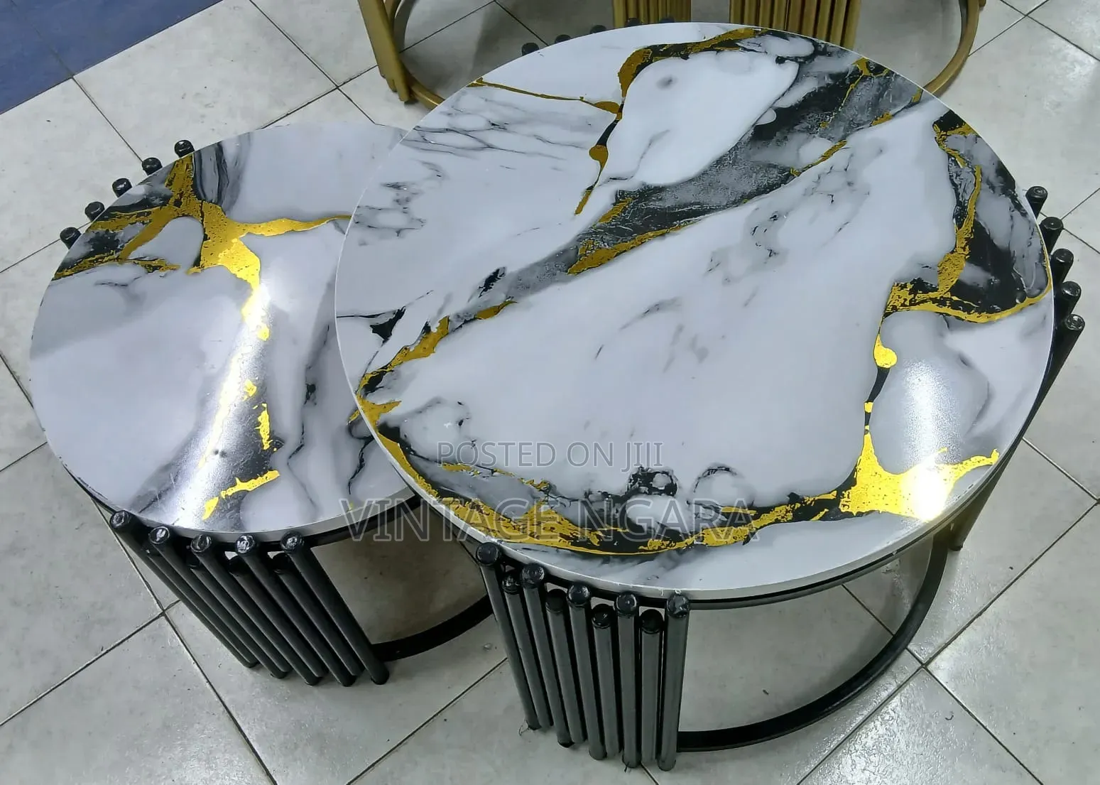 Luxury Round Marble Coffee Tabke