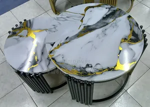 Luxury Round Marble Coffee Tabke