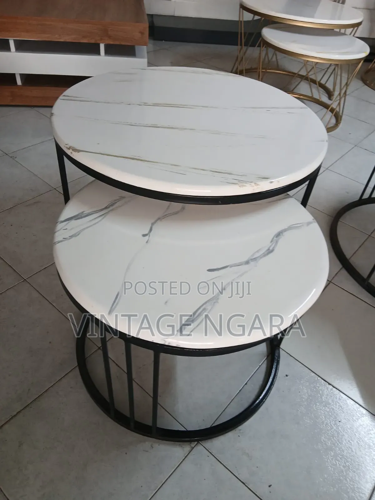 Luxury Round Marble Coffee Tabke