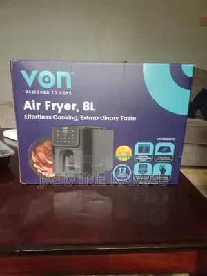 Von VAF08ODSTK Slim Digital Air Fryer,8L