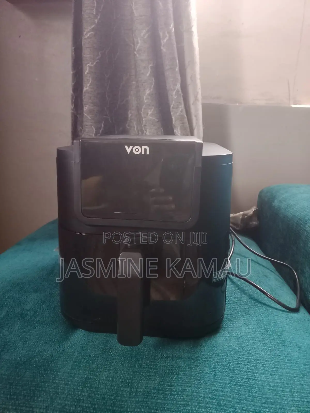 Von VAF08ODSTK Slim Digital Air Fryer,8L