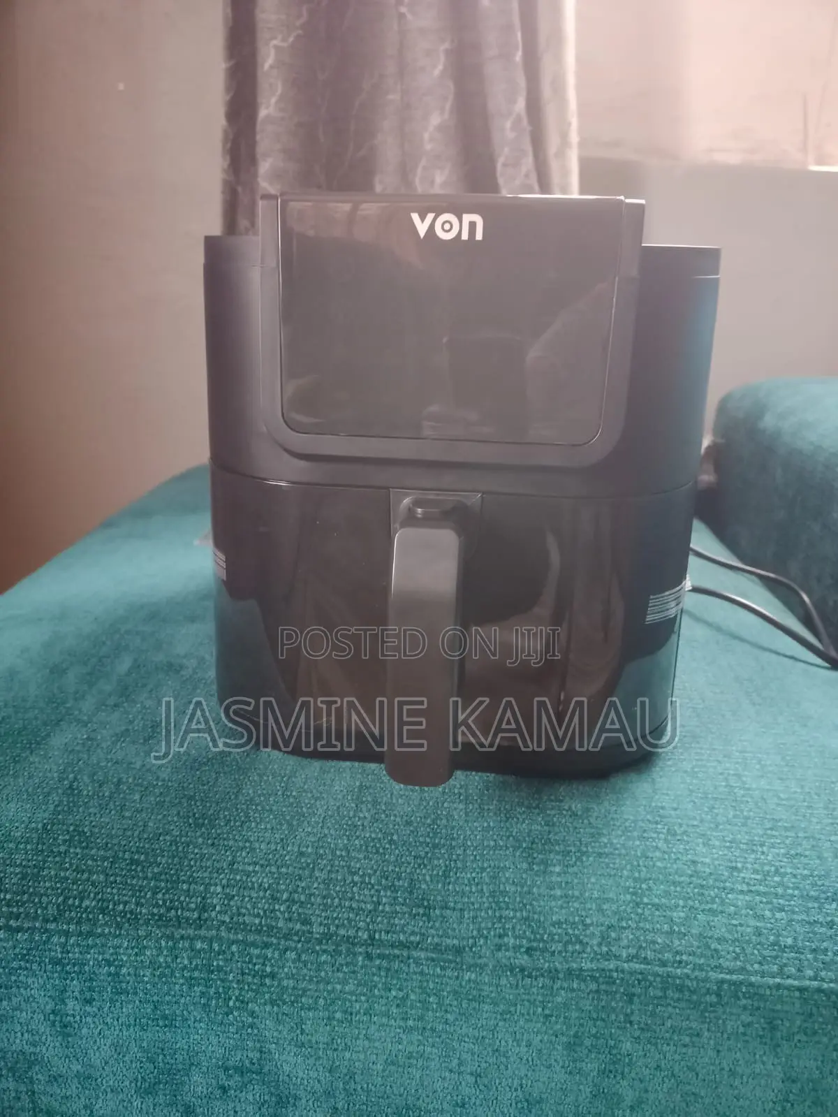 Von VAF08ODSTK Slim Digital Air Fryer,8L